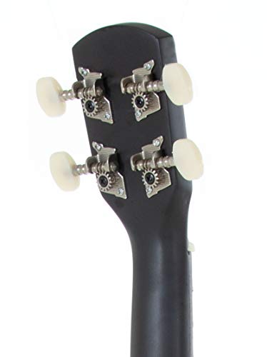 GEWApure Ukulélé soprano Almeria noir mat - Les Beatles, Paul McCartney, John Lennon, RIngo Starr, George Harrison GEWApure Ukulélé soprano Almeria noir mat – Image 6