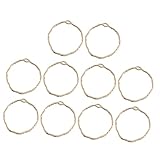 ORFOFE 10 piezas Colgantes de Aleación Marco Abierto Irregular para Collares Pendientes Pulseras DIY Accesorios de Joyería Huecos
