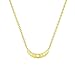 Produktbild Pendant Halskette mit Anhänger für Halbmond- und Mond-Halsketten für Frauen, minimalistischer Schmuck, Goldfarbene Charm-Halsketten, Brautjungfer-Geschenk