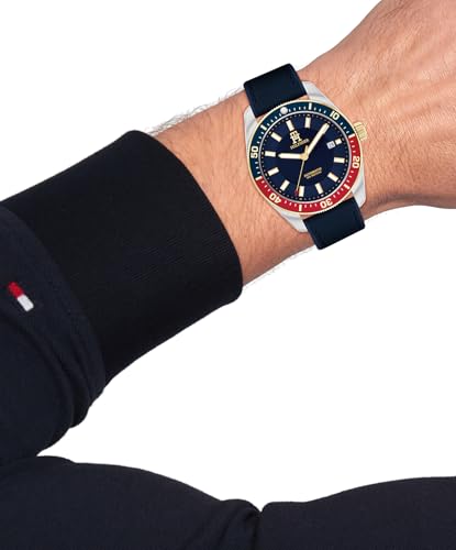 Image of Tommy Hilfiger Men's Automatic Watch with Silicone Strap