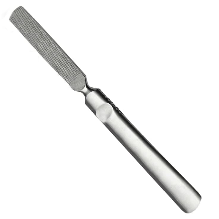 YNR Chiropody Foot File, Dry Skin Remover Pedicure, Grooming Foot Skin, Pediatric Foot Care, Double-Sided, 7 inch Long Hard Dry Skin Remover Suitable for Wet & Dry feet