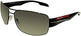 Protective case included Prada Sport Herren Mod. 53Ns Sole Rechteckig Sonnenbrille, 5AV3M1