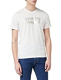 Estándar Levi\'s Graphic Crewneck-Camiseta de Manga Corta, Hm Gradient White+, M para Hombre