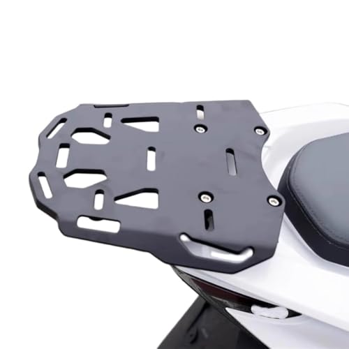 Boîte de rangement arrière moto PCX160 avec porte-bagages et étagère support