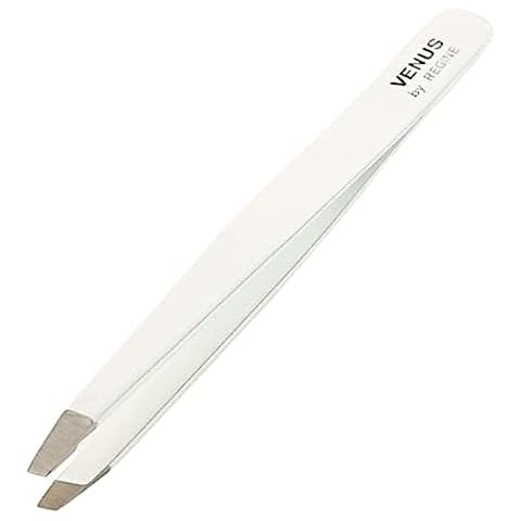 Regine Switzerland Slant Tweezers, Venus by Regine Handmade Tweezers for Women, Precise Tweezers for Men, Eyebrow Tweezers for Women, 25-Degree Angle for Shaping Eyebrows & Grooming Contours of Face Cover