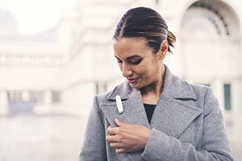 Purificador de aire portátil Airvida M1 con collar de titanio blanco 6