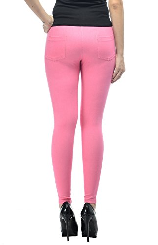 Image of Frenchtrendz Women's Skinny Fit Mid Rise Stretchable Cotton Spandex Jegging Pull On (XS-4XL)