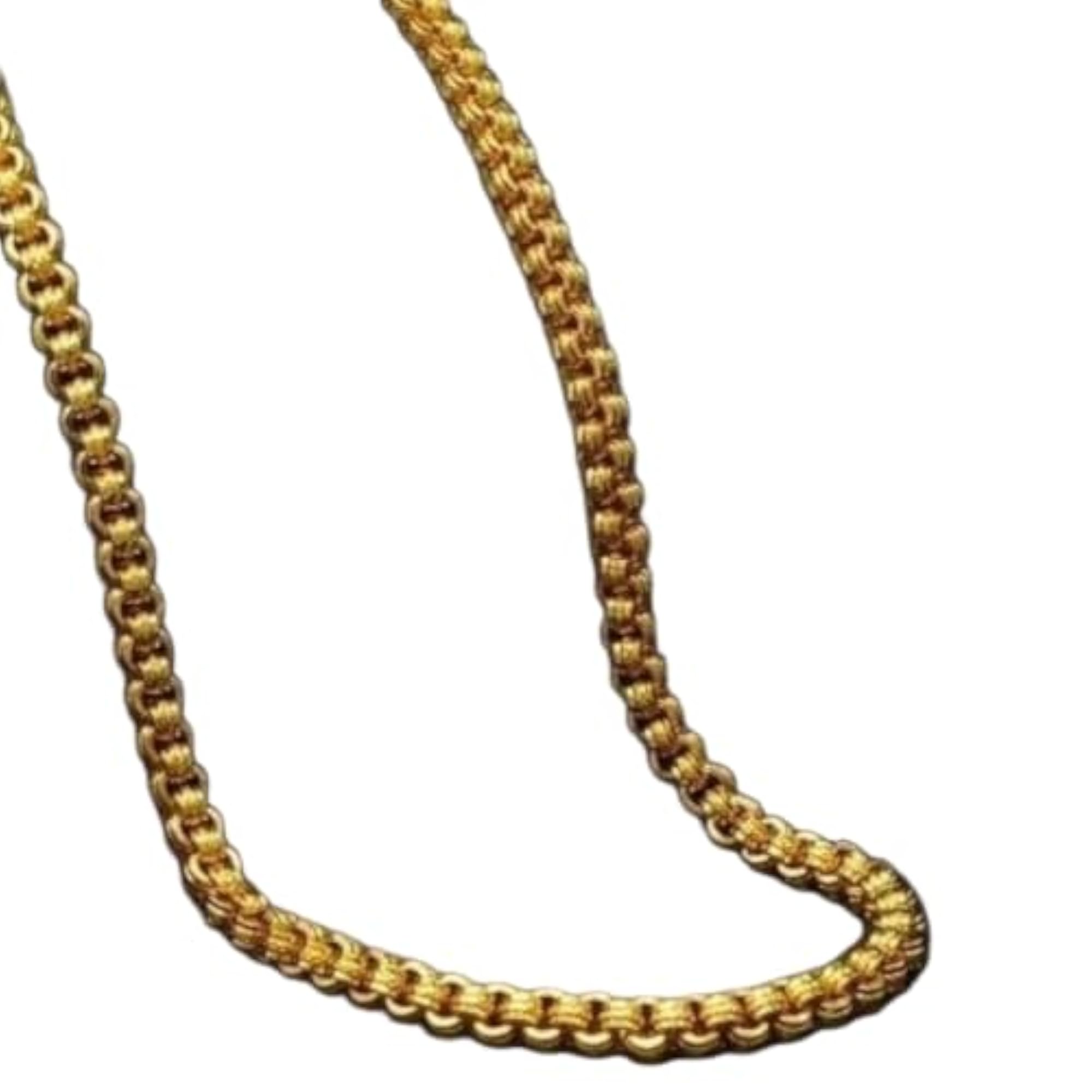 Traditional 1 Gram-Plated Chain, 24 Inch