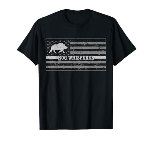 Hog Whisperer Wild Boar Flag Shirt Call Wild Boar Shirt T-Shirt