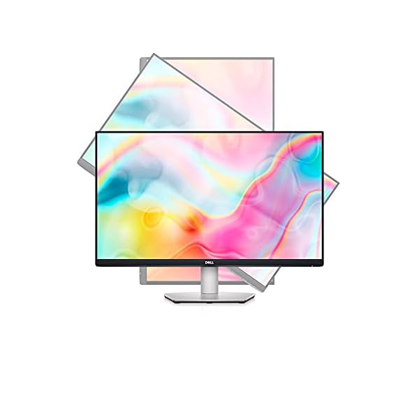 Monitor Dell S2722DC USB-C QHD de 27 pulgadas (2560 נ1440, 75 Hz, IPS, 4 ms, altavoces integrados, AMD FreeSync, bisel ultrafino, 99 % sRGB, USB tipo C) 3 años de garantía, Silver - Image 5