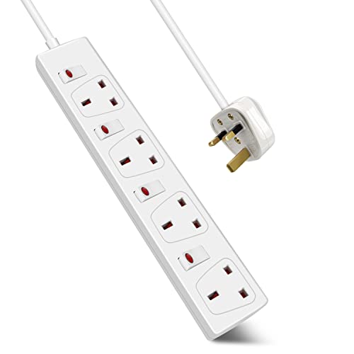 EXTRASTAR 4 Way Extension Lead, 5M Cable