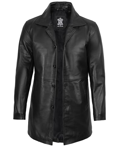 Image of Blingsoul Men's Leather Jacket - Biker Style Leather Jacket for Men
