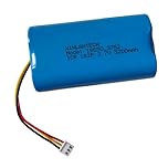 XINLANTECH 18650 1s2p 5200mAh 3.7v Rechargeable Lithium-ion Battery with XH2.54/3P plug / 5C Cells/Support Fast Charging