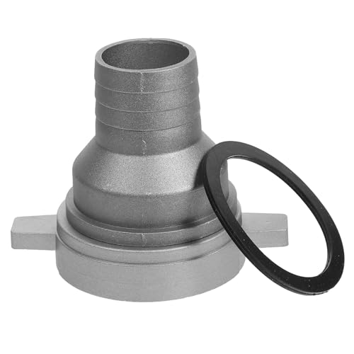 Yardwe Adaptador de Manguera de Aluminio para Bomba de Agua de Motor de Gasolina Acoplamiento con Tuerca Convertible para Riego Agrícola y Reparación de Bombas Exteriores