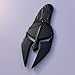 Spartan Gladiator Helmet Metal Car Emblem Badge 3D Design with Strong 3M Adhesive Durable Zinc Alloy Automotive Decoration for Exterior Styling (Matt Black)