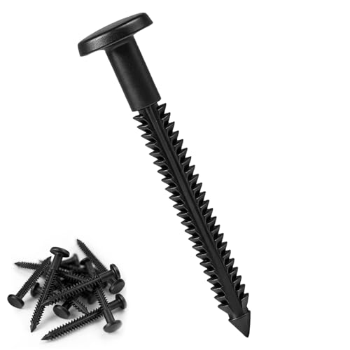 60 Pcs 3 Inch Vinyl Shutter Fasteners Heavy-Duty Shutter Loks for Exterior Decorative Shutters UV-Resistant & Rustproof Peg Lok Pins with Enhanced Grip for Vinyl/Aluminum/Wood Shutters