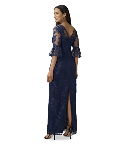 Image of Adrianna Papell Women's Sequin Embroidery Gown