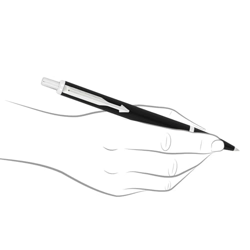 Parker Latitude Matte Black Chrome Trim Ball Pen| Ink Color - Blue | Perfect For Gifting Purpose | Elite Pen For Professionals (Image - 4)