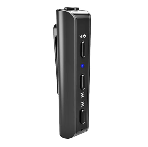 WYYHAA Bluetooth Receiver for Car, 3.5mm Aux Bluetooth Adapter with Volume Control for Car/Home Stereo/Wired Headphones, Noise Cancelling/Hands-Free Calling, 6H Battery Life