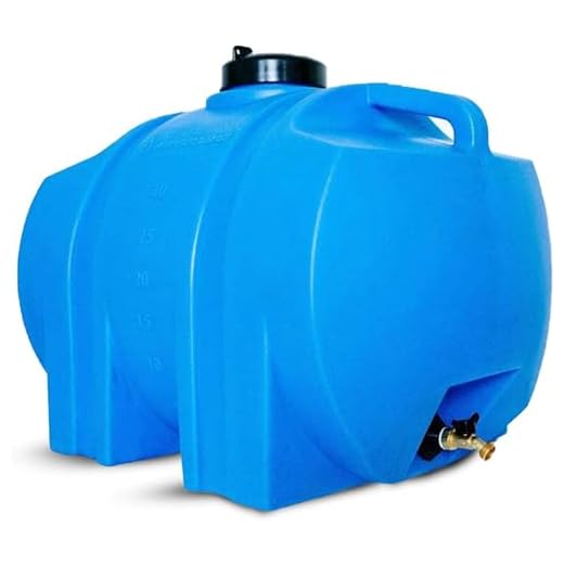 35-Gallon Outdoor Water Tank with Spigot