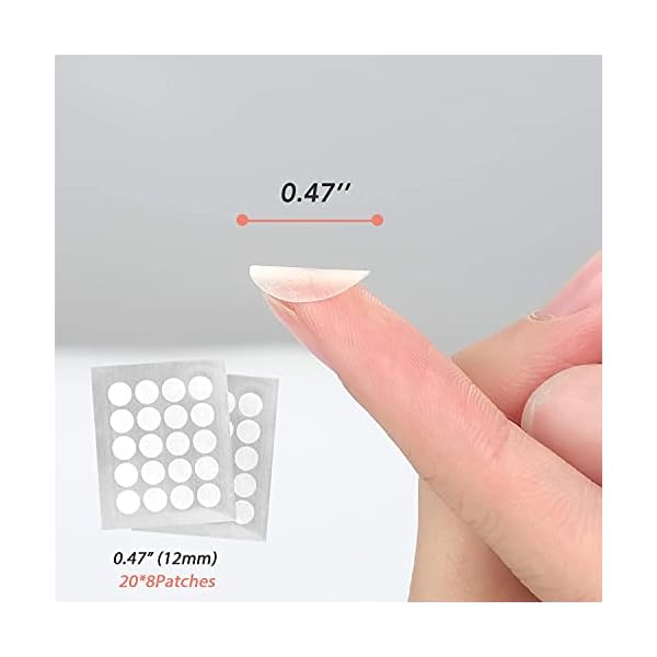 AUSLKA-160-PatchBlemish-Pimple-Patches-Zit-Stickers-Blemish-Spot-Patch-Hydrocolloid-Blemish-Dots-for-Face AUSLKA (160 Patch) Acne Pimple Patches, Zit Stickers, Blemish Spot Patch, Hydrocolloid Acne Pimple Patch for Face Zit…