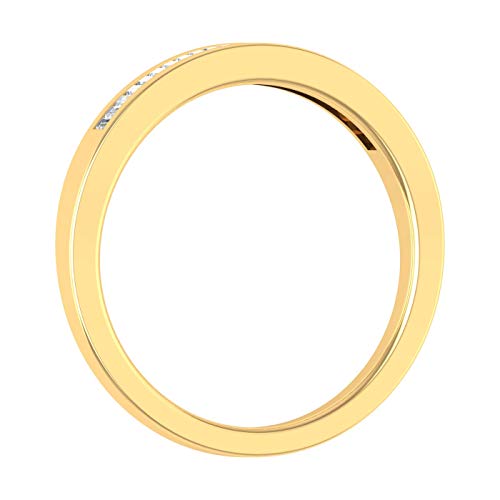 14K Gold Classic Channel Set Baguette Diamond Wedding Band (0.15 Carat) (I1-I2 Clarity)2