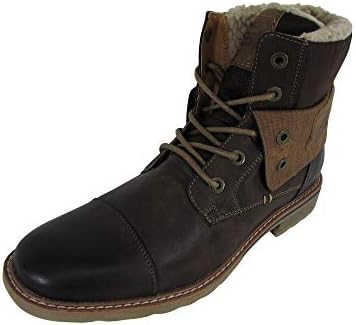 Day Five Mens Casual Lace Up Fold Over Cuff Ankle Boot Shoes, Brown, US 11.5 | Image 5