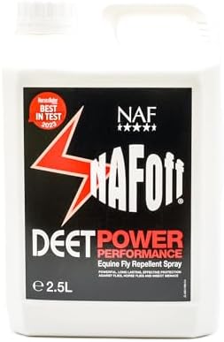 NAF Off Deet Power Performance Fly Spray Refill – 2.5L Long-Lasti...