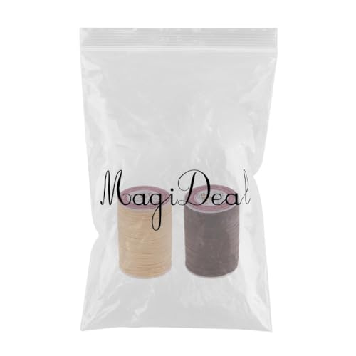 Image of 2 Rolls 130 Meters 0.5mm Round Polyester Waxed Thread Sewing Stitching | Sewing Thread