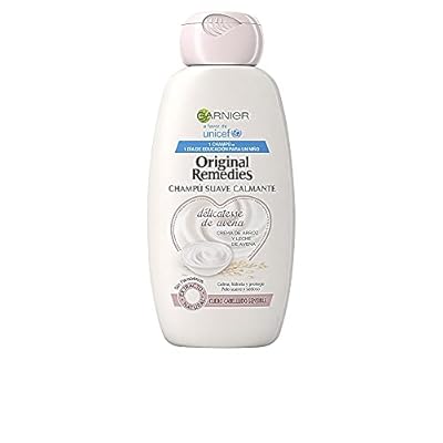 Garnier Champú Suave Calmante con Délicatesse de Avena  Multi  300 ml  Paquete de 1 