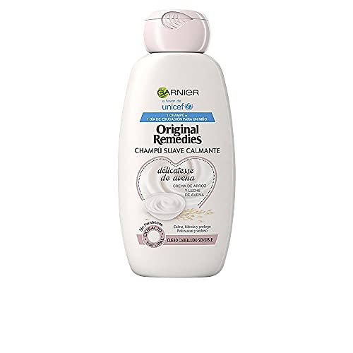 Garnier Champú Suave Calmante con Délicatesse de Avena, Multi, 300 ml (Paquete de 1)