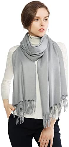 RIIQIICHY Ladies Scarves Pashmina Shawls and Wraps for Wedding Scarfs for Women Winter