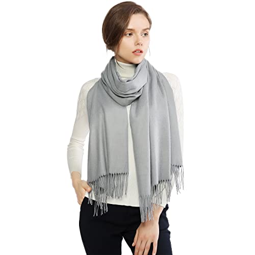Image of RIIQIICHY Women's Fringe Shawl Wrap Pashmina Scarf for Wedding Evening