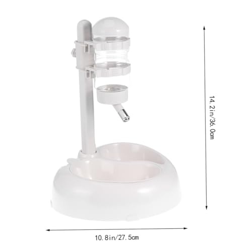 Fuente automática para beber mascotas Hemoton blanca miniatura 2
