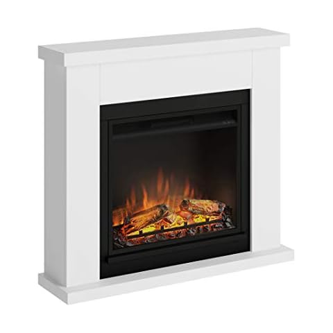 Chimenea eléctrica TAGU Frode con calefacción, 1500W, programación 7 días, termostato digital y control remoto. Cover