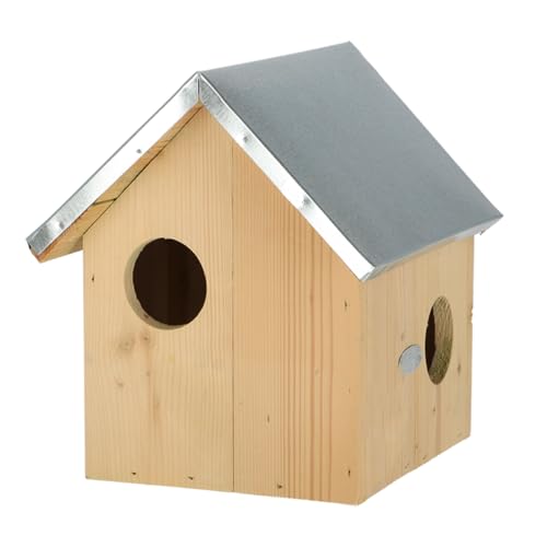 Eichhörnchenhaus Kobel Eichhörnchenkobel Nistkasten Futterhaus Holz Gartendeko Holzhaus