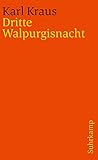 karl kraus die letzten tage der menschheit zitate  Schriften, Bd. 12: Dritte Walpurgisnacht