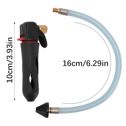 Accesorio flexible de manguera de drenaje con CO2 de alta presión para tuberías y condensadores obstruidos miniatura 5