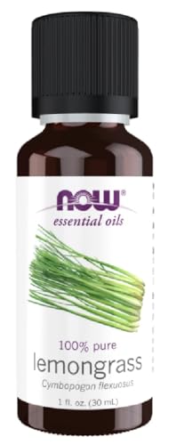 NOW Foods - Lemongrass Essential Oil - 30 ml, Aroma vitalizante para el estado de ánimo y la frescura