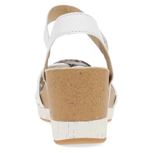 Image of Dansko Stella Multi-Strap Wedge Sandal for Women - Cork /EVA Wedge with Arch Support -Fully Adjustable Straps-Lightweight Rubber Outsole
