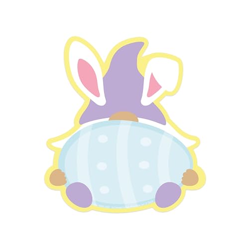 Eureka Easter Gnomes Paper Cut-Out Classroom Decorations for Teachers, 36 Pieces - Image 5