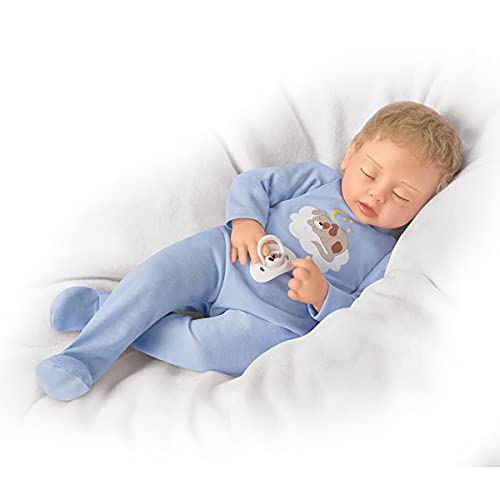 So Truly Real Puppy Over The Moon Vinyl Baby Doll By Artist Mayra Garza Featuring A Custom Footed Sleeper Outfit With Hat #TOP3