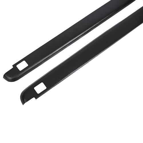 ALMULOO 6'4" Truck Bed Side Rail Cover Compatible with 2002-2008 Dodge Ram 1500 2003-2009 Dodge Ram 2500 3500 Plastic Black Rail Caps Protector Molding w/Stake Pocket Hole by ALMULOO - Image 5