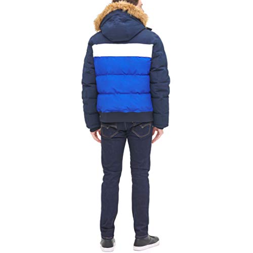 Image of Tommy Hilfiger Men's Arctic Cloth Quilted Snorkel Bomber Jacket (Standard and Big & Tall)
