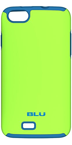 BLU ArmorFlex PC+silicon case for Studio 5.0C and Studio 5.0CE - Carrying Case - Retail Packaging - Neon Yellow+Blue