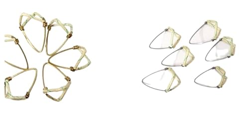 NEW 12 BRASS & 12 IRON MIZRAB MIJRAB SITAR MUSICAL INSTRUMENT GIFT BANARAS