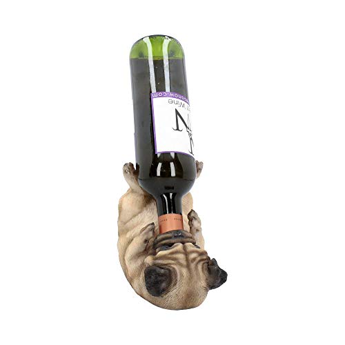 Nemesis Now Guzzlers Mops-Weinflaschenhalter, 21 cm, Rehkitz