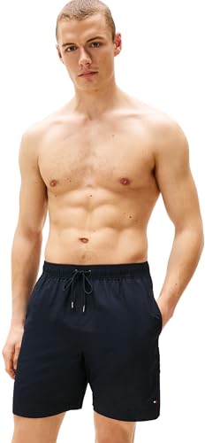 Tommy Hilfiger Herren Long Drawstring Im & NA Um0um03309 Badehose, Blue (Desert Sky), M