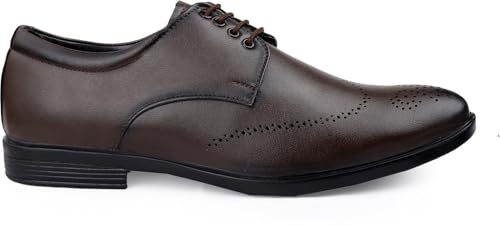 Image of Formal Brogue Lace Up Corporate Casuals for Men