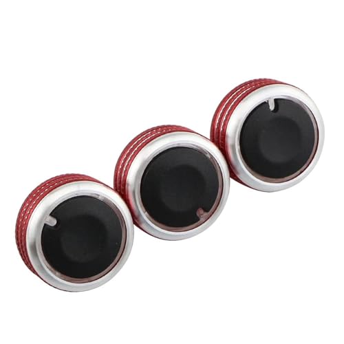 Perilla aire acondicionado Perillas De Control De Calefacción Y Aire Acondicionado Para Chery QQ3 Y QQ6(ROJO)